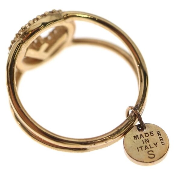 Fendi F's Rhinestone Ring - Picture 6 of 6